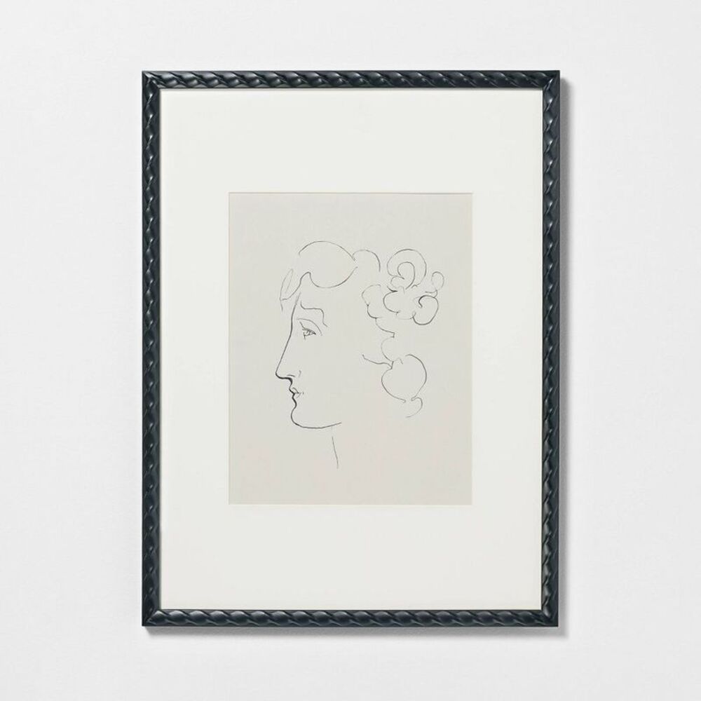18"x24" Whimsical Line Wall Art - Threshold design White